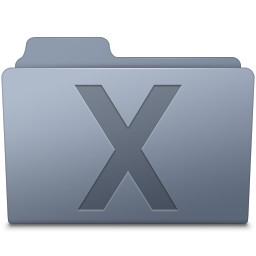 System Folder Graphite Icon 256x256 png